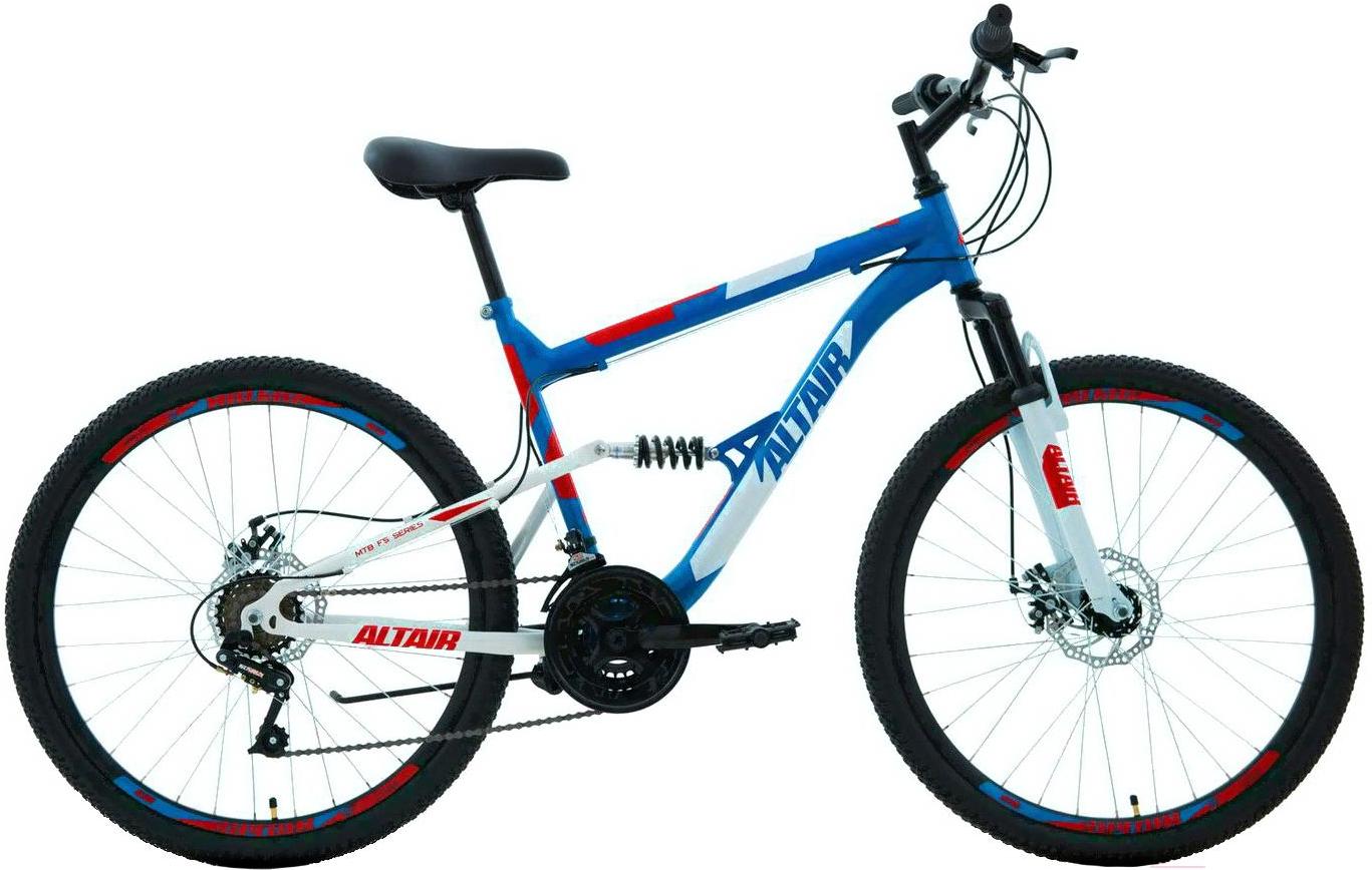 Велосипед Altair MTB FS 26'' 2.0 disc рама 18 дюймов синий/красный, MTB FS 26 2.0 disc 18 26
Велосипед Altair MTB FS 26'' 2.0 disc рама 18 дюймов синий/красный, MTB FS 26 2.0 disc 18 26