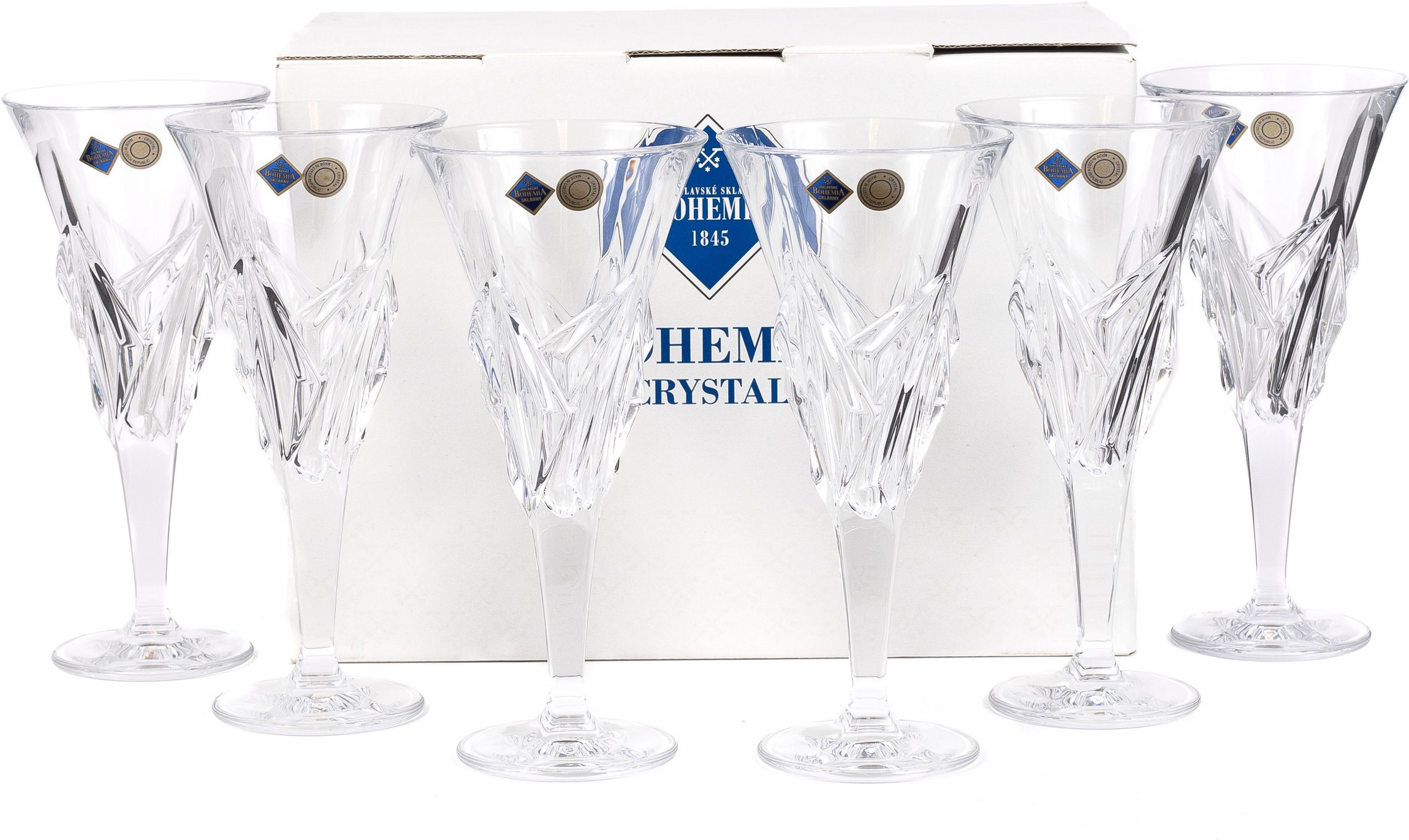 Набор бокалов для вина Bohemia Princess (93/19C23/0/77K67/250) 
Набор бокалов для вина Bohemia Princess (93/19C23/0/77K67/250)