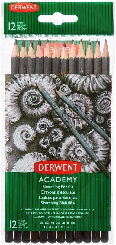 Канцтовар Derwent Academy Sketching 12 шт 5H-6B, Карандаш Derwent Academy Sketching 12 шт 5H-6B 2300412
Канцтовар Derwent Academy Sketching 12 шт 5H-6B, Карандаш Derwent Academy Sketching 12 шт 5H-6B 2300412