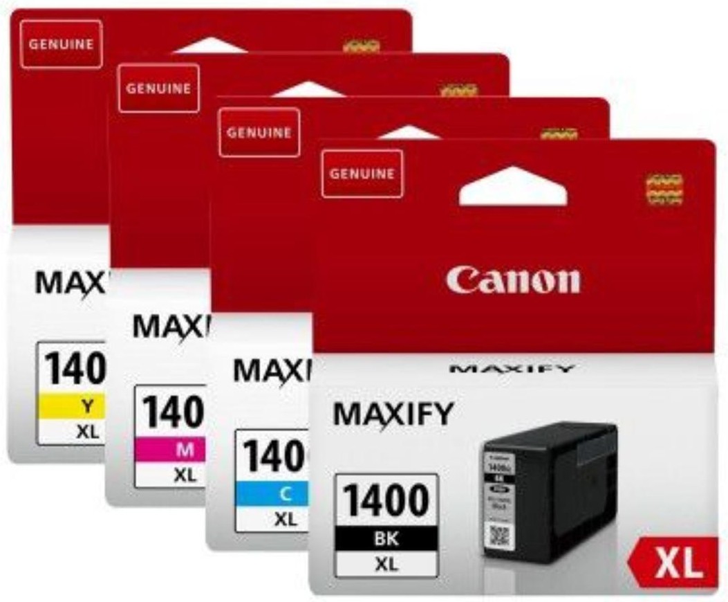 Картридж для принтера Canon PGI-1400XL BK/C/M/Y, Картридж струйный Canon PGI-1400XL BK/C/M/Y 9185B004 черный/голубой/пурпурный/желтый набор карт. для Canon Maxify МВ2040/2340
Картридж для принтера Canon PGI-1400XL BK/C/M/Y, Картридж струйный Canon PGI-1400XL BK/C/M/Y 9185B004 черный/голубой/пурпурный/желтый набор карт. для Canon Maxify МВ2040/2340