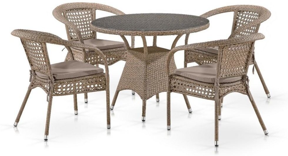Обеденная группа Afina garden Лион-1B T220CT/Y32-W564Pcs Light Brown, Комплект садовой мебели Afina garden Лион-1B T220CT/Y32-W56 4Pcs Light Brown
Обеденная группа Afina garden Лион-1B T220CT/Y32-W564Pcs Light Brown, Комплект садовой мебели Afina garden Лион-1B T220CT/Y32-W56 4Pcs Light Brown