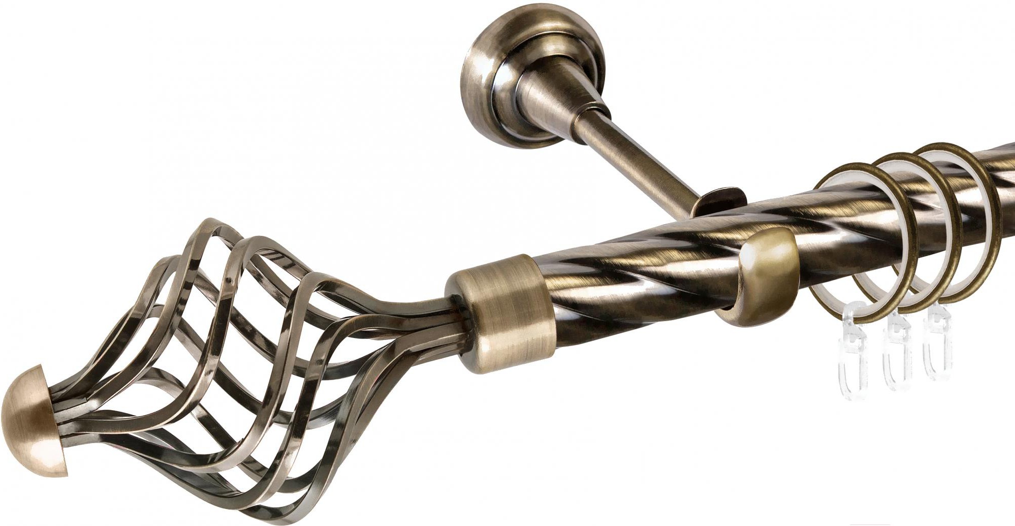 Карниз АС ФОРОС Grace D25К + наконечники Ажур 245 1.4м антик
Карниз АС ФОРОС Grace D25К + наконечники Ажур 245 1.4м антик