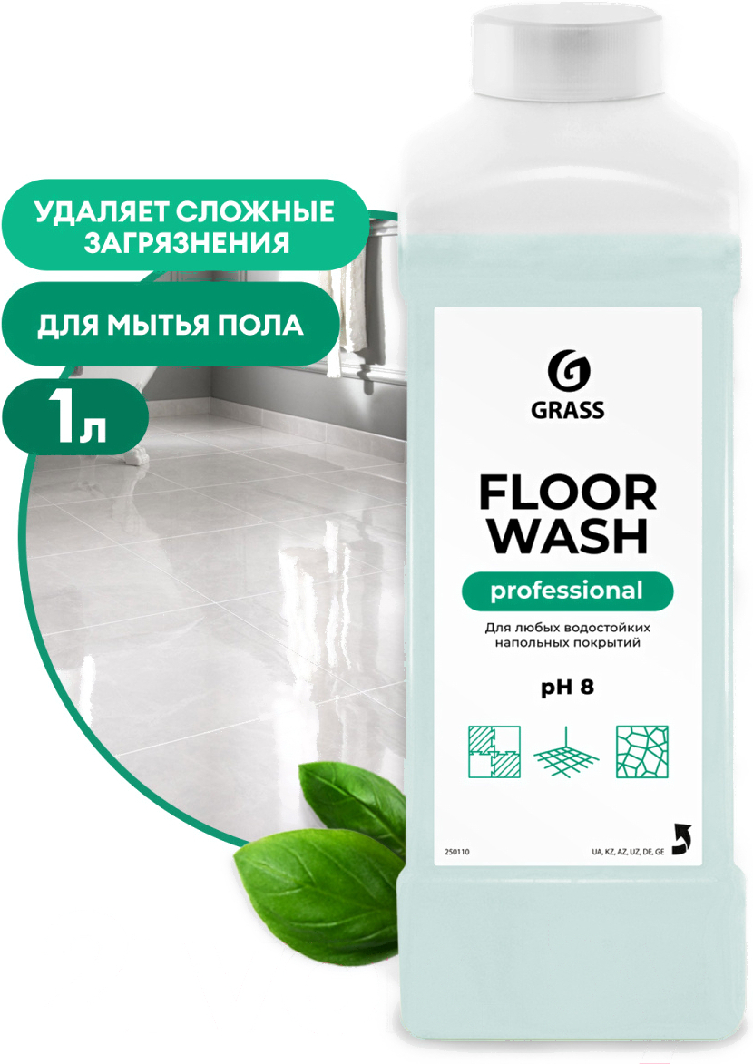 Чистящее средство для пола Grass Floor Wash / 250110 (1л), Чистящее средство Grass Floor Wash нейтральное 1л 250110
Чистящее средство для пола Grass Floor Wash / 250110 (1л), Чистящее средство Grass Floor Wash нейтральное 1л 250110