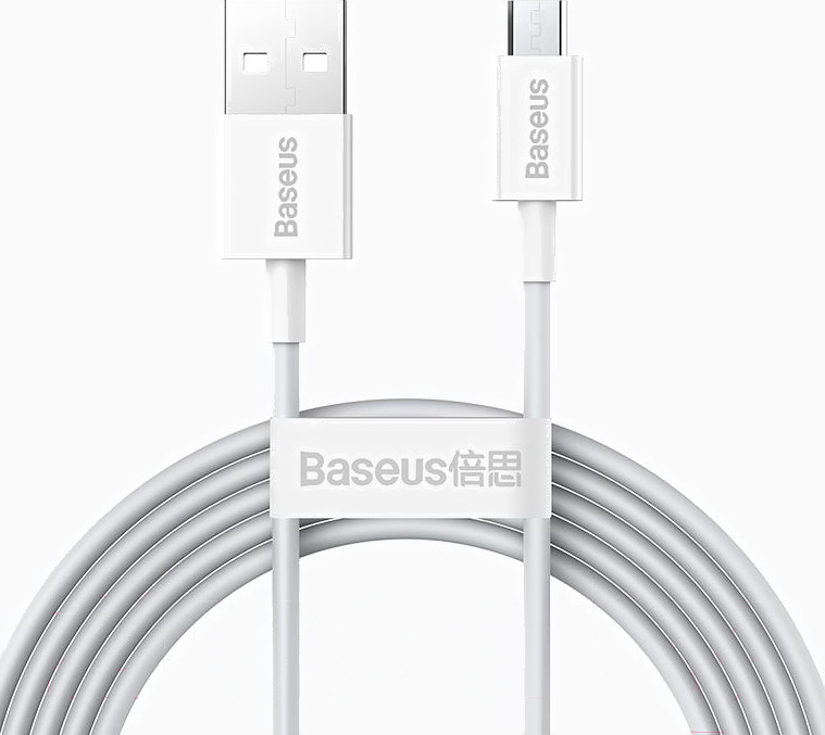 Кабель Baseus Superior Series Fast Charging Data Cable USB to Micro USB 2A 2m White (CAMYS-A02), Кабель Baseus CAMYS-A02 Superior Series Fast Charging Data Cable USB to Micro USB 2A 2m White (Baseus Superior Series Fast Charging Data Cable USB to Micro 2A
Кабель Baseus Superior Series Fast Charging Data Cable USB to Micro USB 2A 2m White (CAMYS-A02), Кабель Baseus CAMYS-A02 Superior Series Fast Charging Data Cable USB to Micro USB 2A 2m White (Baseus Superior Series Fast Charging Data Cable USB to Micro 2A