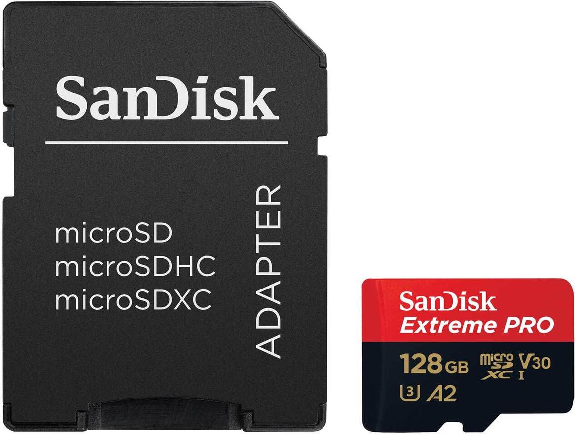 Карта памяти SDXC SanDisk Extreme Pro SDSQXCY-128G-GN6MA, Extreme Pro microSDXC 128GB+SD Adapter+Rescue
Карта памяти SDXC SanDisk Extreme Pro SDSQXCY-128G-GN6MA, Extreme Pro microSDXC 128GB+SD Adapter+Rescue