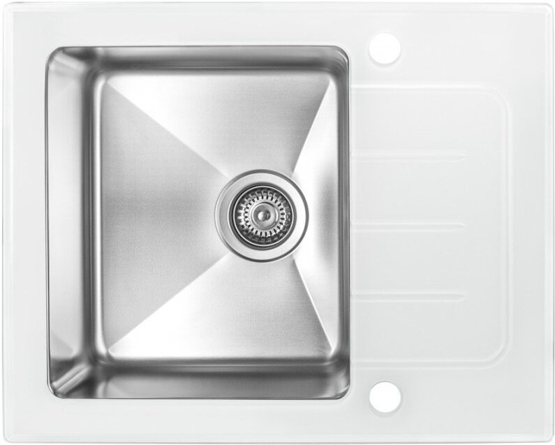 Кухонная мойка Zorg Sanitary со стеклом GS 6250 White, Кухонная мойка ZorG GS 6250 white
Кухонная мойка Zorg Sanitary со стеклом GS 6250 White, Кухонная мойка ZorG GS 6250 white