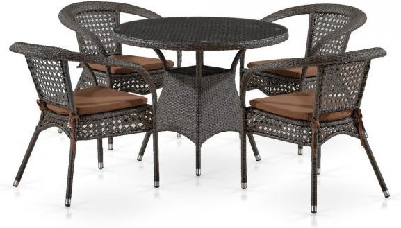 Набор садовой мебели Afina garden Лион-1A T220CT/Y32-W53 4Pcs (4+1) Brown, Комплект садовой мебели Afina garden Лион-1A T220CT/Y32-W53 4Pcs (4+1) Brown
Набор садовой мебели Afina garden Лион-1A T220CT/Y32-W53 4Pcs (4+1) Brown, Комплект садовой мебели Afina garden Лион-1A T220CT/Y32-W53 4Pcs (4+1) Brown