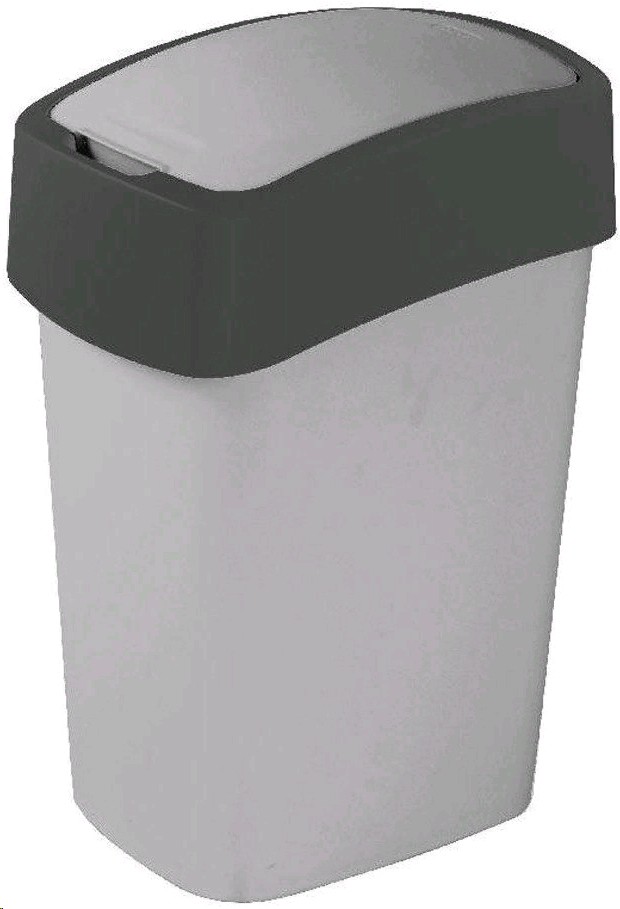 Мусорное ведро Curver Flip Bin 02171-686-00 / 186157 (25л, серебристый/антрацит), Мусорное ведро Curver Pacific Flip Bin 186157 (25 л, серый/черный)
Мусорное ведро Curver Flip Bin 02171-686-00 / 186157 (25л, серебристый/антрацит), Мусорное ведро Curver Pacific Flip Bin 186157 (25 л, серый/черный)