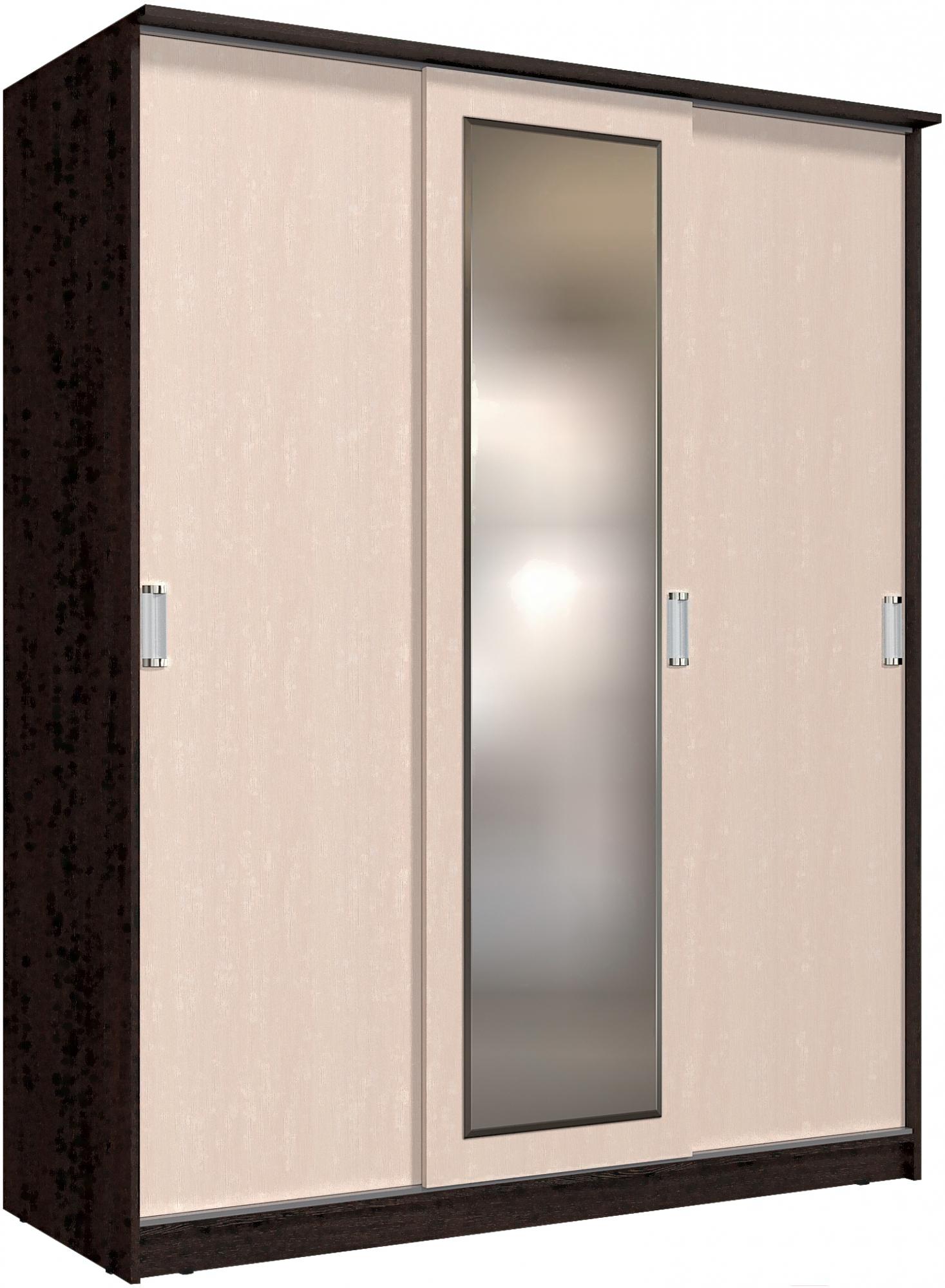 Шкаф Интерлиния Неаполь АН-012-18-01 БФ дуб молочный/дуб венге, Неаполь АН-012-18-01 БФ 
Шкаф Интерлиния Неаполь АН-012-18-01 БФ дуб молочный/дуб венге, Неаполь АН-012-18-01 БФ