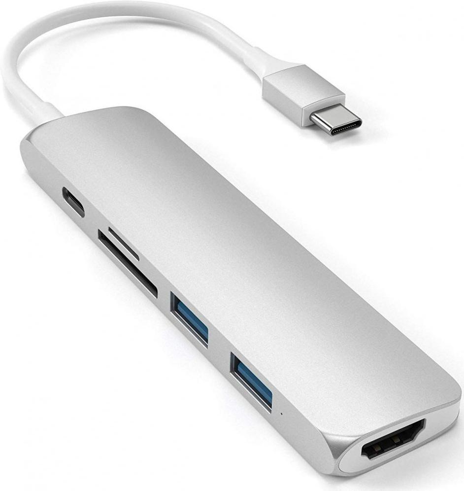 Разветвитель для компьютера Satechi Aluminum Type-C Multi-Port Adapter 4K V2 ST-SCMA2S, Type-C Slim Multiport Adapter V2
Разветвитель для компьютера Satechi Aluminum Type-C Multi-Port Adapter 4K V2 ST-SCMA2S, Type-C Slim Multiport Adapter V2