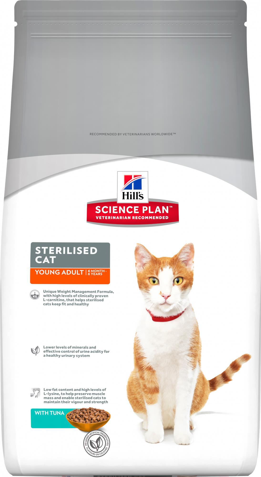 Корм для кошек Hill's Science Plan Young Adult Sterilised Cat Tuna 1.5кг, Science Plan Young Adult Sterilised Cat Tuna 1.5кг
Корм для кошек Hill's Science Plan Young Adult Sterilised Cat Tuna 1.5кг, Science Plan Young Adult Sterilised Cat Tuna 1.5кг