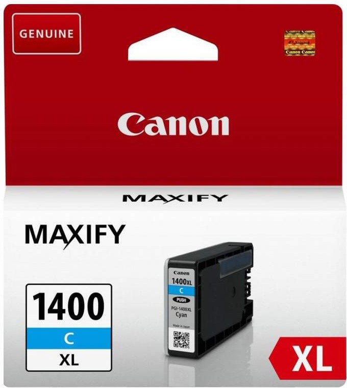 Картридж для принтера Canon PGI-1400XL C, Картридж струйный Canon PGI-1400XLC 9202B001 голубой для Canon Maxify МВ2040/2340
Картридж для принтера Canon PGI-1400XL C, Картридж струйный Canon PGI-1400XLC 9202B001 голубой для Canon Maxify МВ2040/2340