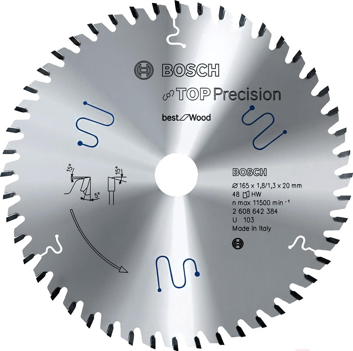 Диск пильный Bosch 2.608.642.384, Диск пильный Bosch Freud 165-20 Top Precision Best for Wood 48 зуб. 2.608.642.384
Диск пильный Bosch 2.608.642.384, Диск пильный Bosch Freud 165-20 Top Precision Best for Wood 48 зуб. 2.608.642.384