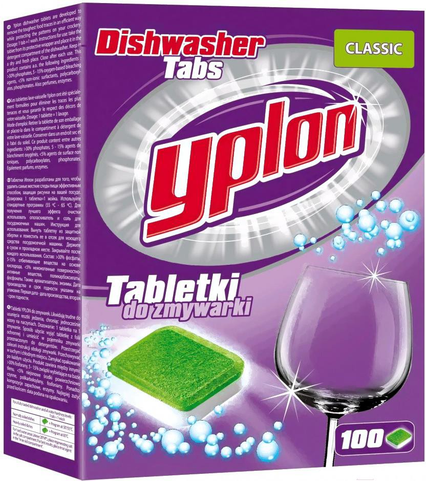 Таблетки для посудомоечных машин Yplon Classic (100штx18г), Таблетки для посудомоечной машины Yplon Classic 100штx18г
Таблетки для посудомоечных машин Yplon Classic (100штx18г), Таблетки для посудомоечной машины Yplon Classic 100штx18г