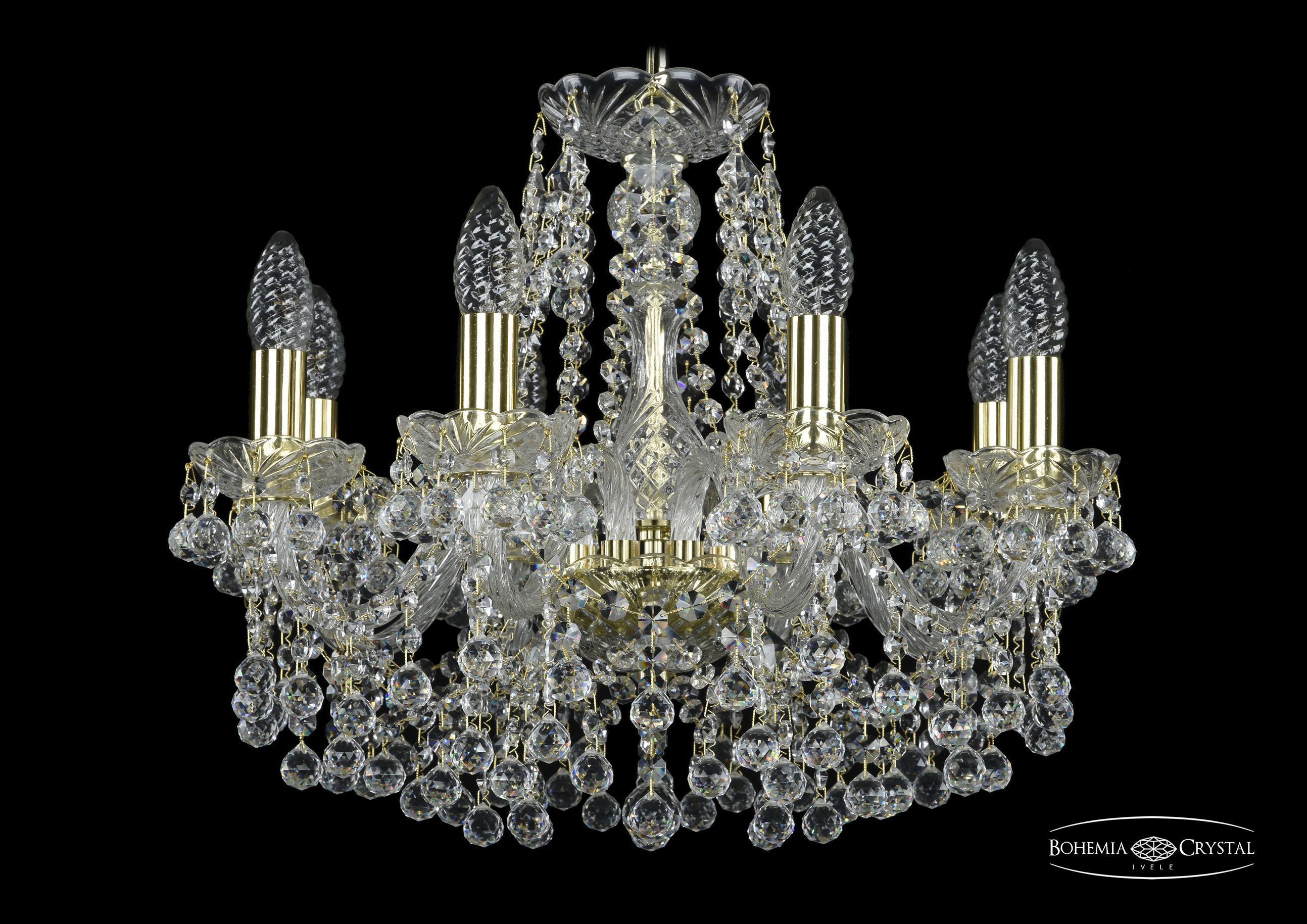 Подвесная люстра Bohemia Ivele Crystal 1409/8/160/G 
Подвесная люстра Bohemia Ivele Crystal 1409/8/160/G