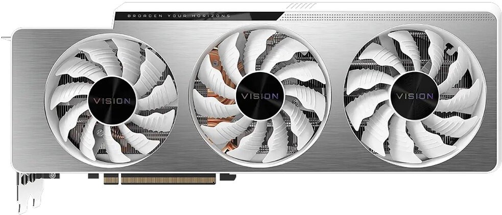 Видеокарта Gigabyte GeForce RTX 3080 Vision OC 10G GDDR6X (GV-N3080VISION OC-10GD rev. 2.0)
Видеокарта Gigabyte GeForce RTX 3080 Vision OC 10G GDDR6X (GV-N3080VISION OC-10GD rev. 2.0)
