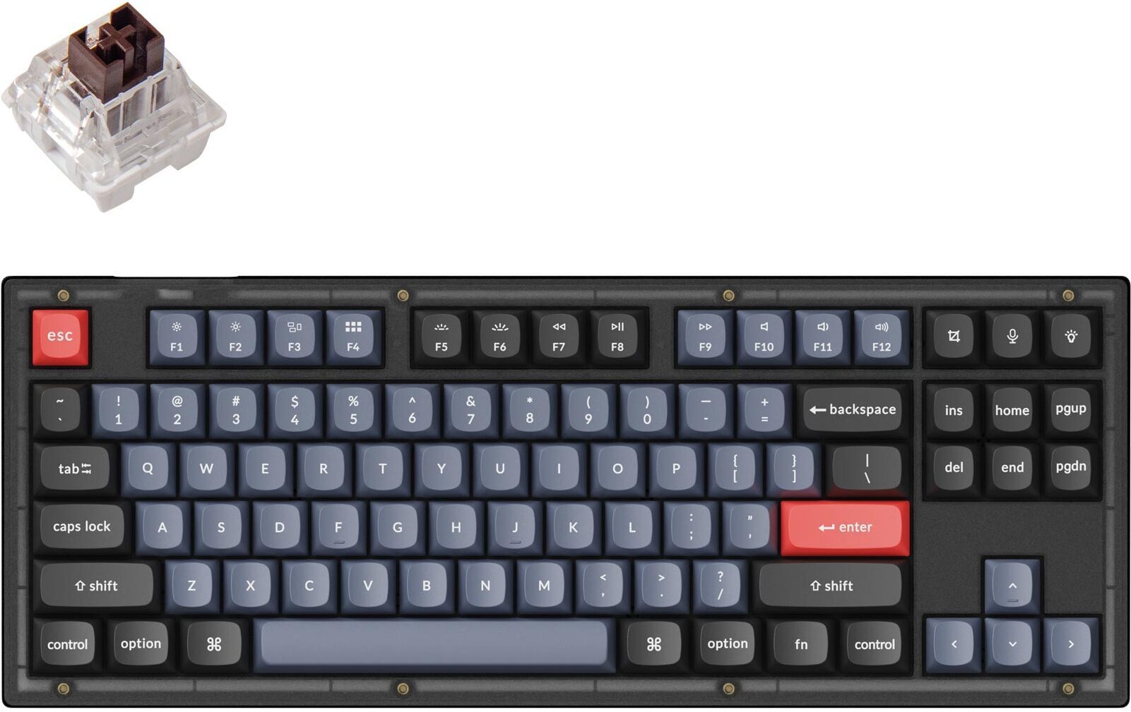 Проводная клавиатура Keychron V3 Frosted Black (RGB, Hot-Swap, Keychron K pro Brown Switch)
Проводная клавиатура Keychron V3 Frosted Black (RGB, Hot-Swap, Keychron K pro Brown Switch)