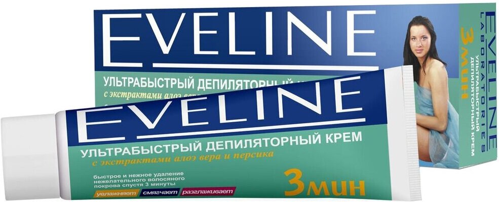 Крем для депиляции Eveline Cosmetics Ультрабыстрый с алоэ вера и персиком 3 мин (100мл)
Крем для депиляции Eveline Cosmetics Ультрабыстрый с алоэ вера и персиком 3 мин (100мл)