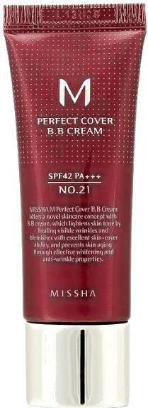 BB-крем Missha M Perfect Cover SPF42/PA+++ No.21 (20мл), Тональный крем Missha BB-крем M Perfect Cover SPF42/PA+++ No.21 20мл
BB-крем Missha M Perfect Cover SPF42/PA+++ No.21 (20мл), Тональный крем Missha BB-крем M Perfect Cover SPF42/PA+++ No.21 20мл