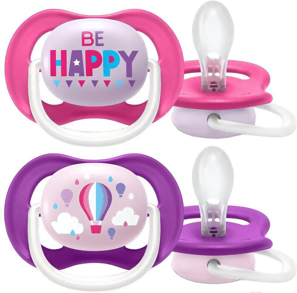 Пустышка силиконовая Philips AVENT Ultra Air Воздушный Шар/Be Happy 6-18 мес для девочек 2 шт (SCF080/16)
Пустышка силиконовая Philips AVENT Ultra Air Воздушный Шар/Be Happy 6-18 мес для девочек 2 шт (SCF080/16)