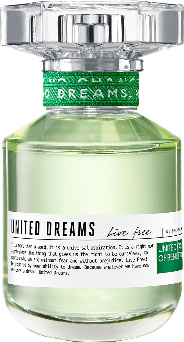 Туалетная вода United Colors of Benetton Dreams Live Free 50мл, Dreams Live Free 50мл
Туалетная вода United Colors of Benetton Dreams Live Free 50мл, Dreams Live Free 50мл
