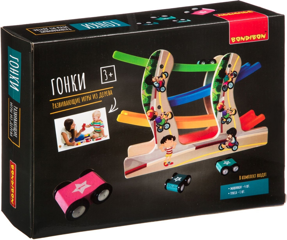Игрушка Bondibon Гонки, Развивающая игрушка Bondibon Гонки ВВ4188 
Игрушка Bondibon Гонки, Развивающая игрушка Bondibon Гонки ВВ4188