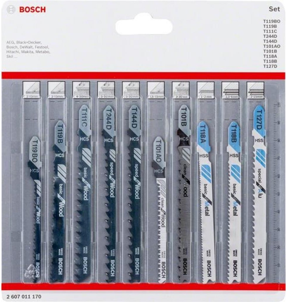 Пилки для лобзика Bosch 2.607.011.170, Пилка для лобзика Bosch Набор Wood Metal 10 шт 2.607.011.170
Пилки для лобзика Bosch 2.607.011.170, Пилка для лобзика Bosch Набор Wood Metal 10 шт 2.607.011.170
