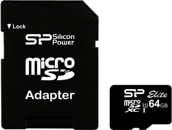 Карта памяти Silicon-Power microSDXC Elite UHS-1 (Class 10) 64 GB (SP064GBSTXBU1V10-SP), microSDXC Elite UHS-1 (Class 10) 64 GB
Карта памяти Silicon-Power microSDXC Elite UHS-1 (Class 10) 64 GB (SP064GBSTXBU1V10-SP), microSDXC Elite UHS-1 (Class 10) 64 GB