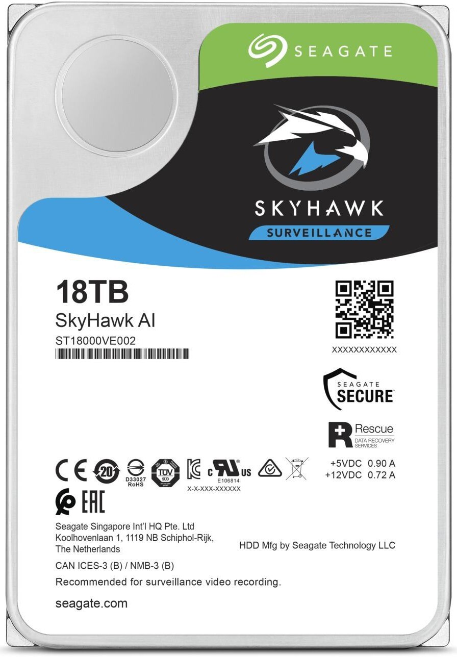 Жесткий диск Seagate SkyHawk AI 18TB (ST18000VE002), Жесткий диск Seagate SkyHawk AI 18TB ST18000VE002
Жесткий диск Seagate SkyHawk AI 18TB (ST18000VE002), Жесткий диск Seagate SkyHawk AI 18TB ST18000VE002