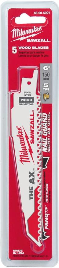 Набор оснастки Milwaukee 48005021, Полотно для пилы Milwaukee 150ммx 5 демонтаж АХ биметаллическое 48005021
Набор оснастки Milwaukee 48005021, Полотно для пилы Milwaukee 150ммx 5 демонтаж АХ биметаллическое 48005021
