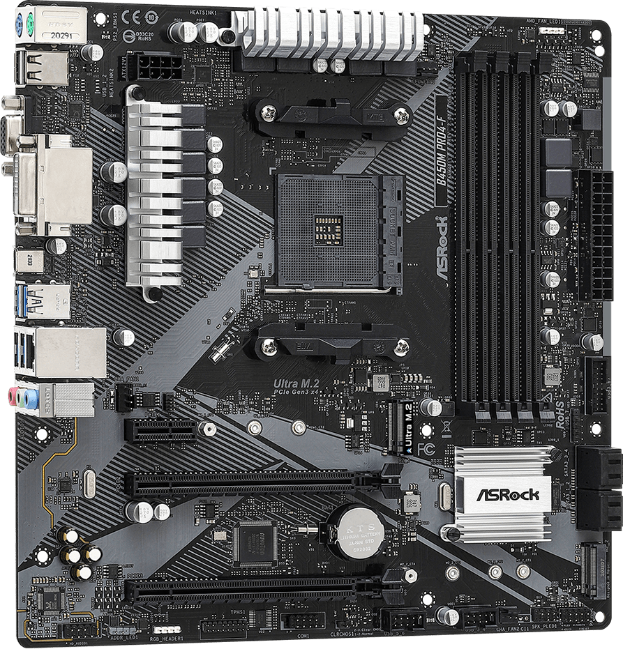 Материнская плата ASRock B450M PRO4-F R2.0, Материнская плата ASRock B450M Pro4-F R2.0
Материнская плата ASRock B450M PRO4-F R2.0, Материнская плата ASRock B450M Pro4-F R2.0