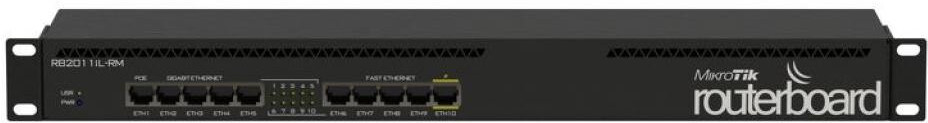 Коммутатор Mikrotik RouterBOARD 2011iL-RM (RB2011iL-RM), Коммутатор Mikrotik RouterBOARD RB2011iL-RM
Коммутатор Mikrotik RouterBOARD 2011iL-RM (RB2011iL-RM), Коммутатор Mikrotik RouterBOARD RB2011iL-RM