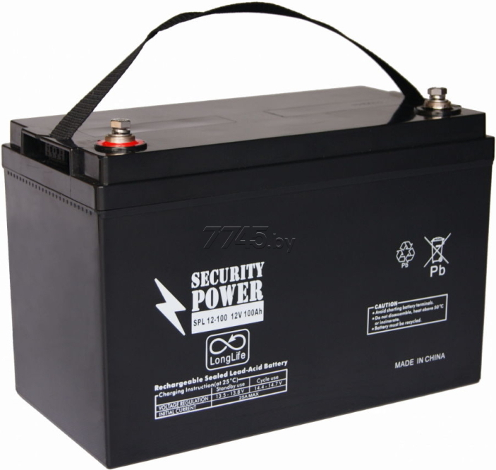 Аккумулятор для ИБП Security Power SPL 12-100 (12В/100 А ч), Аккумулятор для ИБП Security Power SPL 12-100 (12В/100 А·ч)
Аккумулятор для ИБП Security Power SPL 12-100 (12В/100 А ч), Аккумулятор для ИБП Security Power SPL 12-100 (12В/100 А·ч)