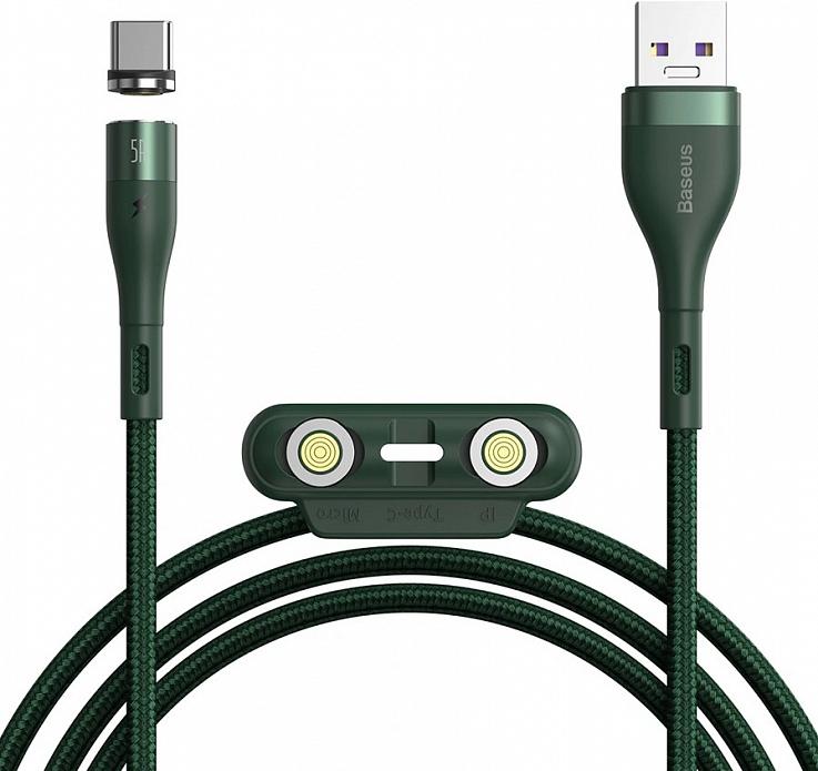 Кабель для компьютера Baseus CA1T3-B06, Кабель Baseus CA1T3-B06 Zinc Magnetic Safe Fast Charging Data Cable USB to Micro USB+Lightning+Type-C 5A магнитный 1m Green / Baseus Zinc Magnetic Safe Fast Charging Data Cable USB to M+L+C 5A 1m Green (CA1T3-B06)
Кабель для компьютера Baseus CA1T3-B06, Кабель Baseus CA1T3-B06 Zinc Magnetic Safe Fast Charging Data Cable USB to Micro USB+Lightning+Type-C 5A магнитный 1m Green / Baseus Zinc Magnetic Safe Fast Charging Data Cable USB to M+L+C 5A 1m Green (CA1T3-B06)