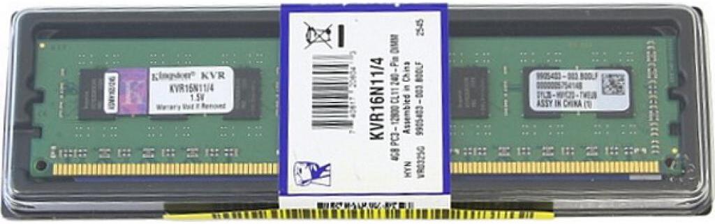 Оперативная память Kingston ValueRAM 4GB DDR3 PC3-12800 (KVR16N11/4), Оперативная память Kingston ValueRAM 4GB DDR3 PC3-12800 KVR16N11/4
Оперативная память Kingston ValueRAM 4GB DDR3 PC3-12800 (KVR16N11/4), Оперативная память Kingston ValueRAM 4GB DDR3 PC3-12800 KVR16N11/4