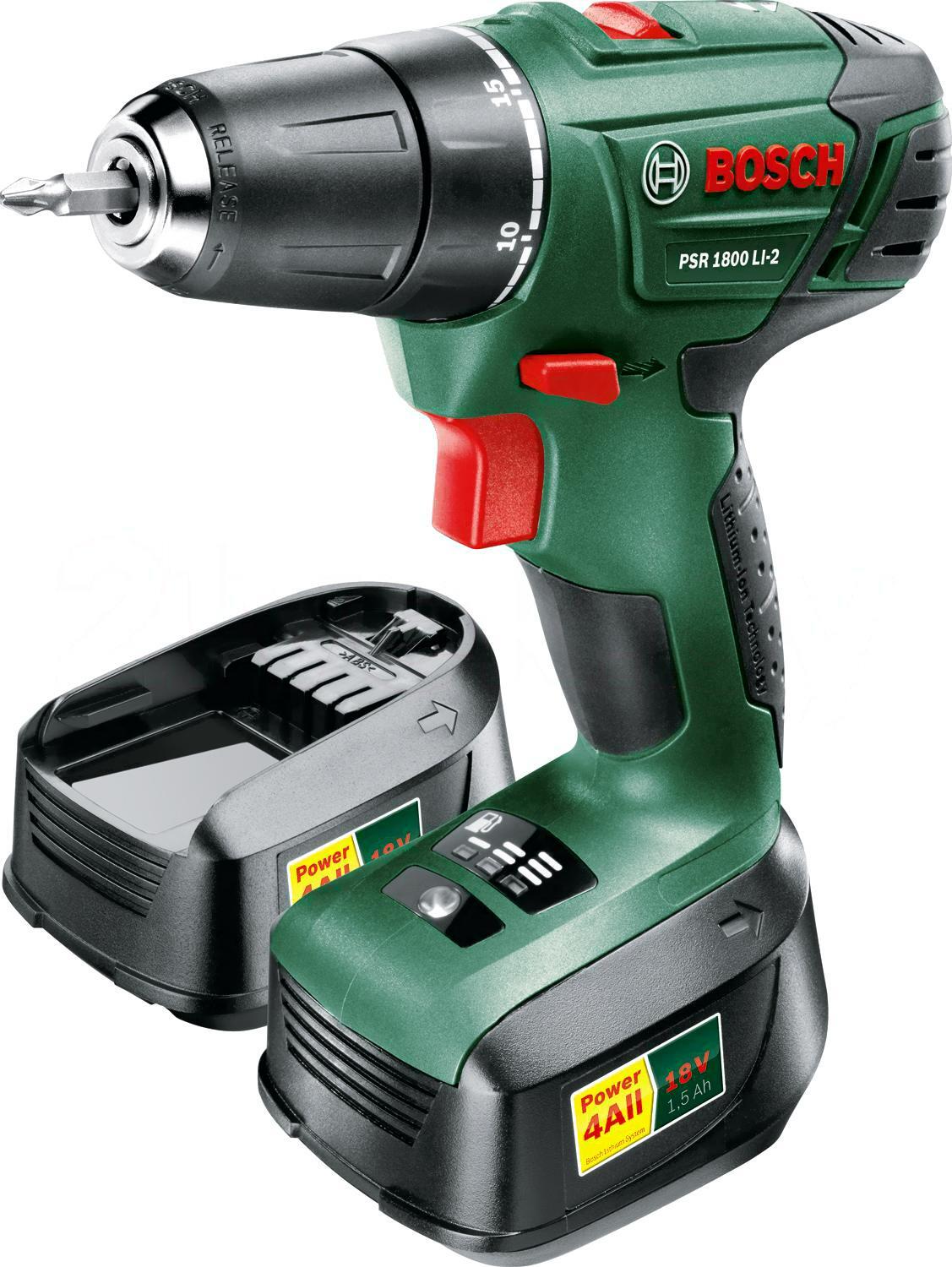 Дрель-шуруповерт Bosch PSR 1800 Li-2 (0.603.9A3.121), Электродрель Bosch PSR 1800 Li-2 0.603.9A3.121
Дрель-шуруповерт Bosch PSR 1800 Li-2 (0.603.9A3.121), Электродрель Bosch PSR 1800 Li-2 0.603.9A3.121