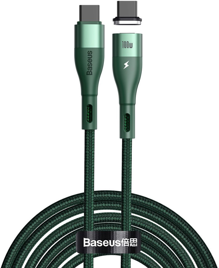 Кабель Baseus USB 2.0 Type-C to Type-C 1.5м Green (CATXC-Q06), Кабель Baseus CATXC-Q06 Zinc Magnetic Safe Fast Charging Data Cable Type-C to Type-C 100W магнитный 1.5m Green (Baseus Zinc Magnetic Safe Fast Charging Data Cable Type-C to Type-C 100W 1.5m Gr
Кабель Baseus USB 2.0 Type-C to Type-C 1.5м Green (CATXC-Q06), Кабель Baseus CATXC-Q06 Zinc Magnetic Safe Fast Charging Data Cable Type-C to Type-C 100W магнитный 1.5m Green (Baseus Zinc Magnetic Safe Fast Charging Data Cable Type-C to Type-C 100W 1.5m Gr