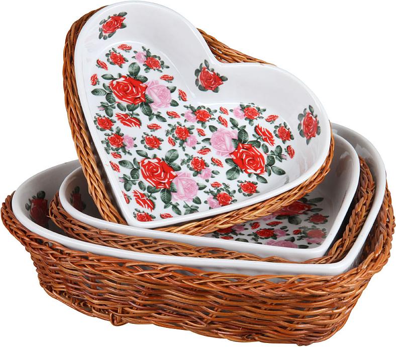 Набор столовой посуды Rosenberg R-035038 блюда 18см, 20см, 25см, R-035038 блюда 18см, 20см, 25см