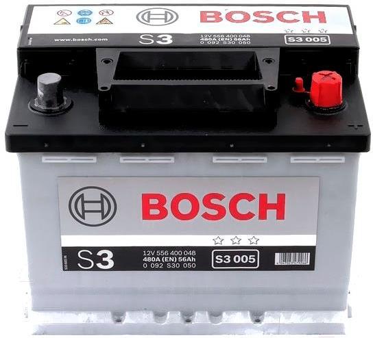 Автомобильный аккумулятор Bosch S3 005 556 400 048 (56 А/ч), S3 005 556 400 048 (56 А/ч)
Автомобильный аккумулятор Bosch S3 005 556 400 048 (56 А/ч), S3 005 556 400 048 (56 А/ч)