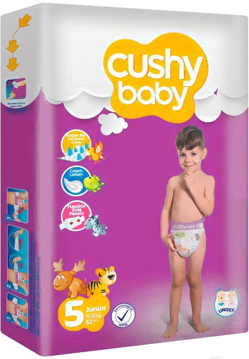 Подгузники Cushy Baby Junior (52шт), Детские подгузники Cushy Baby Junior (52шт)
Подгузники Cushy Baby Junior (52шт), Детские подгузники Cushy Baby Junior (52шт)