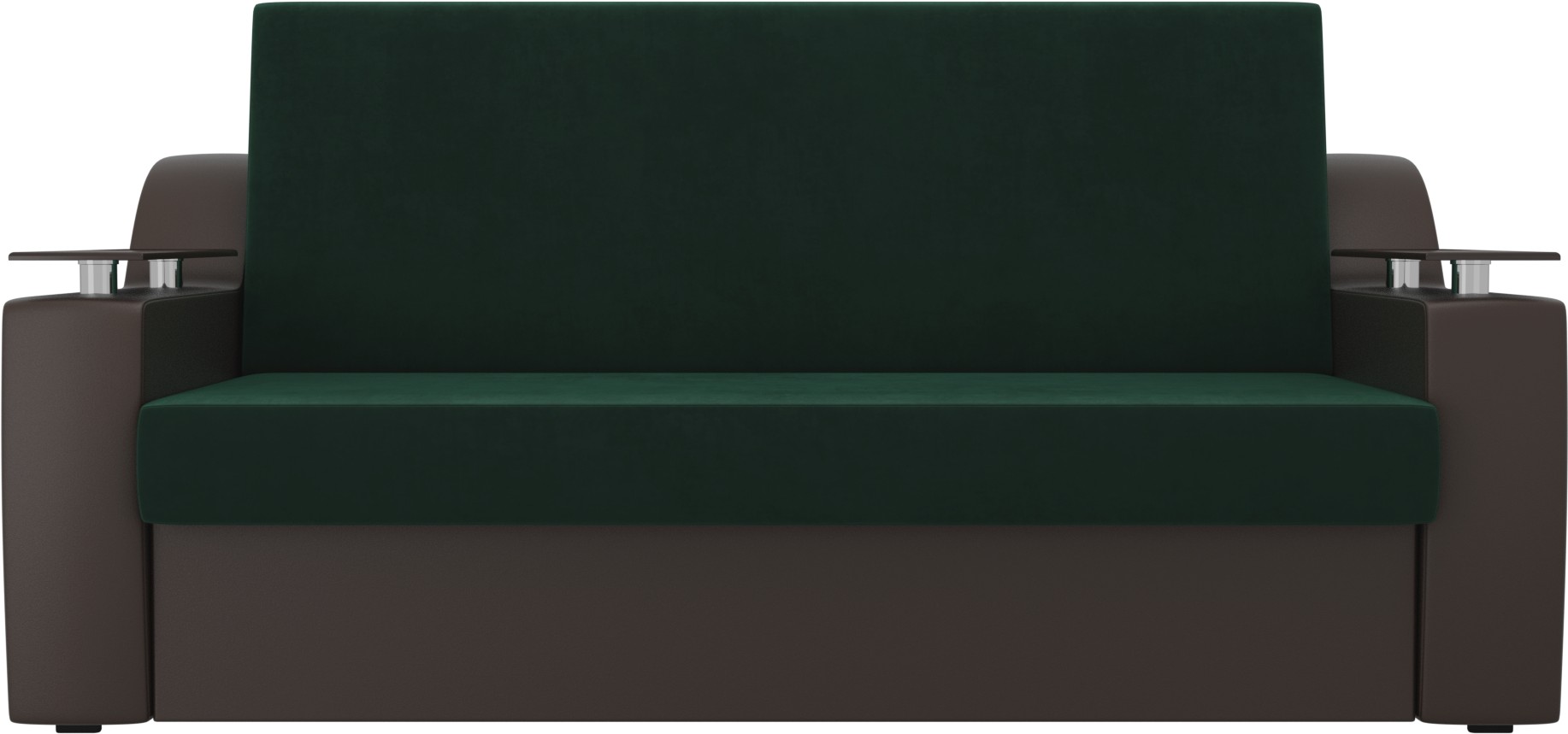 Диван Mebelico Сенатор 215 велюр/экокожа 160 зеленый+коричневый 
Диван Mebelico Сенатор 215 велюр/экокожа 160 зеленый+коричневый