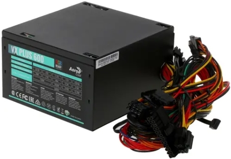 Блок питания AeroCool VX PLUS 600 RGB 600W, Блок питания для компьютеров AeroCool VX PLUS 600 RGB 600W
Блок питания AeroCool VX PLUS 600 RGB 600W, Блок питания для компьютеров AeroCool VX PLUS 600 RGB 600W