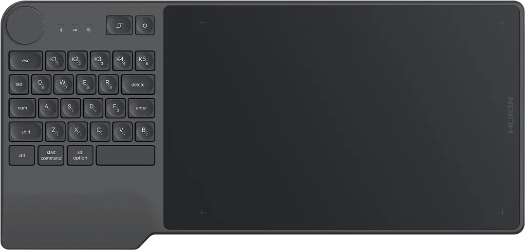 Графический планшет Huion Inspiroy Keydial KD200, Huion Inspiroy Keydial KD200 перо/5080LPI/gt;220PPS/23 клав.+5 программируемых/8192 уровней нажаттия/раб.пов. 226*142,88/USB-A/BT 5.0
Графический планшет Huion Inspiroy Keydial KD200, Huion Inspiroy Keydial KD200 перо/5080LPI/gt;220PPS/23 клав.+5 программируемых/8192 уровней нажаттия/раб.пов. 226*142,88/USB-A/BT 5.0