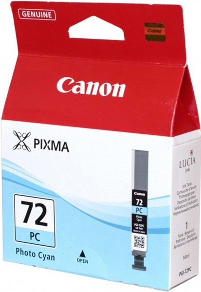 Картридж для принтера Canon PGI-72 PC, Струйный картридж Canon PGI-72 PC 6407B001 голубой
Картридж для принтера Canon PGI-72 PC, Струйный картридж Canon PGI-72 PC 6407B001 голубой