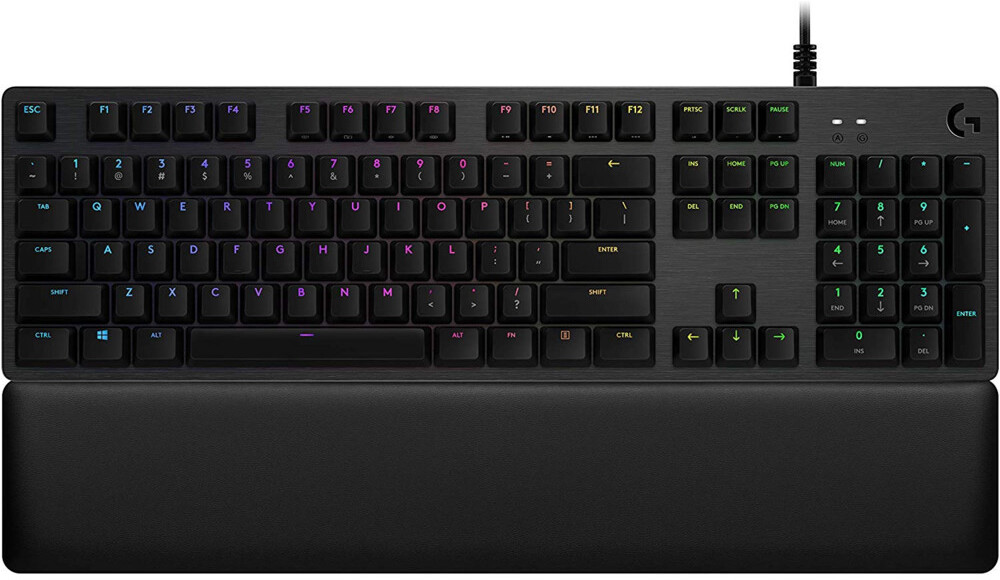 Клавиатура Logitech Gaming Keyboard G513 Carbon GX Brown, (Logitech G513 Tactile Brown (920-009329))
Клавиатура Logitech Gaming Keyboard G513 Carbon GX Brown, (Logitech G513 Tactile Brown (920-009329))
