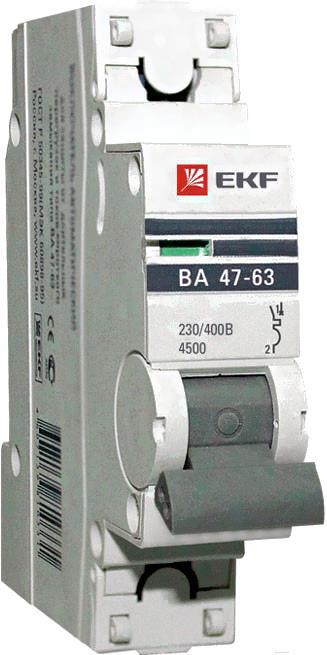 Выключатель автоматический EKF ВА 47-63 1P 25А (C) 4.5kA PROxima, Выключатель нагрузки EKF ВА 47-63 1P 25А C 4.5kA PROxima mcb4763-1-25C-pro
Выключатель автоматический EKF ВА 47-63 1P 25А (C) 4.5kA PROxima, Выключатель нагрузки EKF ВА 47-63 1P 25А C 4.5kA PROxima mcb4763-1-25C-pro