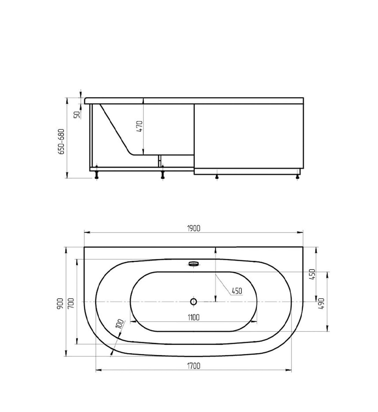 Ванна Aquatek Морфей 190x90 (с экраном и каркасом), Морфей 190x90 с экраном и каркасом
Ванна Aquatek Морфей 190x90 (с экраном и каркасом), Морфей 190x90 с экраном и каркасом