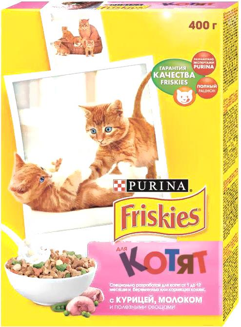 Корм для кошек Friskies С курицей, молоком и овощами котят 400г, С курицей, молоком и овощами котят 400г
Корм для кошек Friskies С курицей, молоком и овощами котят 400г, С курицей, молоком и овощами котят 400г