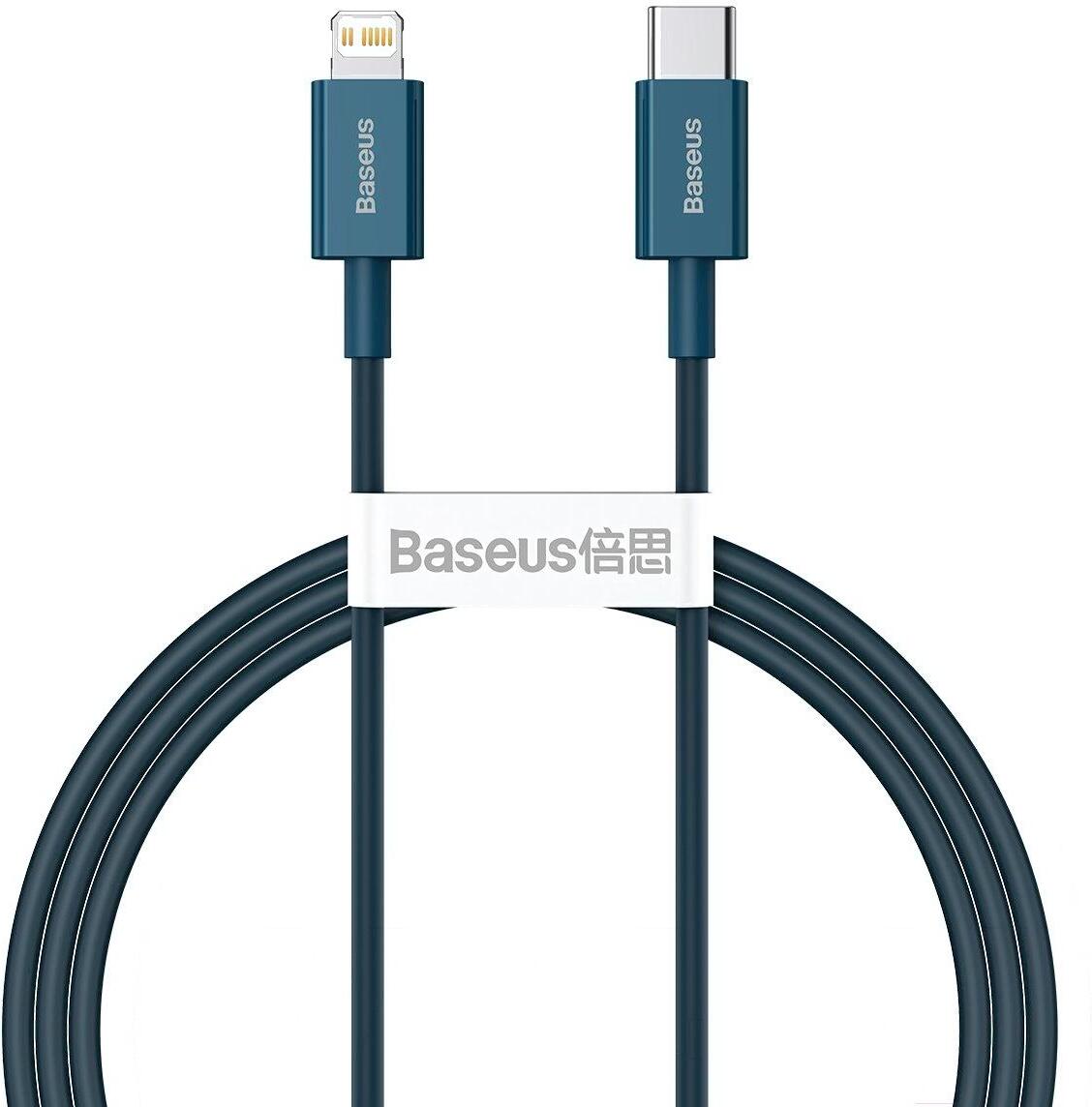 Кабель Baseus CATLYS-A03 Superior Series Fast Charging Data Cable Type-C to Lightning (PD 20W) 1m Blue, Кабель Baseus CATLYS-A03 Superior Series Fast Charging Data Cable Type-C to Lightning (PD 20W) 1m Blue (Baseus Superior Series Fast Charging Data Cable
Кабель Baseus CATLYS-A03 Superior Series Fast Charging Data Cable Type-C to Lightning (PD 20W) 1m Blue, Кабель Baseus CATLYS-A03 Superior Series Fast Charging Data Cable Type-C to Lightning (PD 20W) 1m Blue (Baseus Superior Series Fast Charging Data Cable