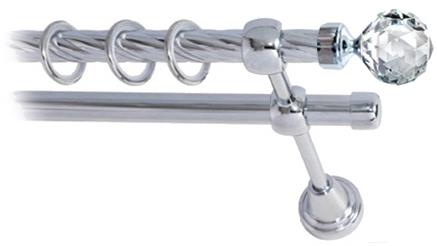 Карниз Lm Decor Кристалл 130 2р витой 16мм 4.0м хром, Кристалл 130 2р витой 16мм 4.0м
Карниз Lm Decor Кристалл 130 2р витой 16мм 4.0м хром, Кристалл 130 2р витой 16мм 4.0м